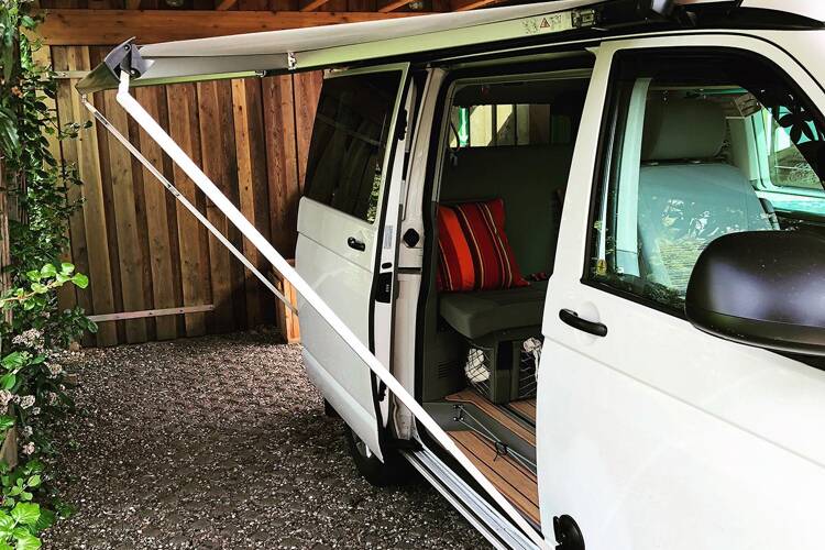 DIY Markisenbefestigung am VW-Bus California